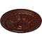 Ekena Millwork Stockport Ceiling Medallion (Fits Canopies up to 6 1/4"), 28"OD x 2 3/4"P, Brushed Mahogany CM28STBMF - alternate 2